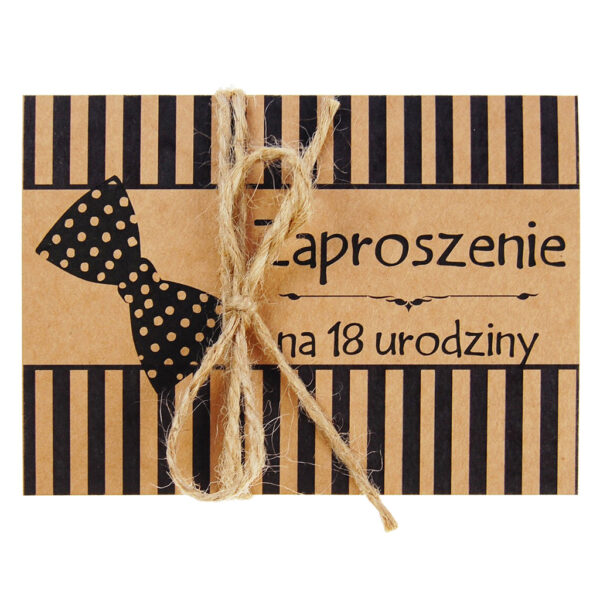 zaproszenia na urodziny A6 eko