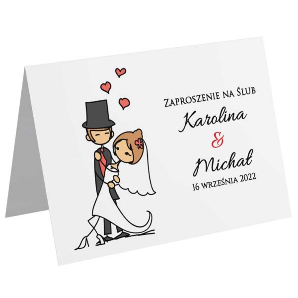 zaproszenia ślubne A6