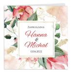 Zaproszenia ślubne - Tacjana - 14wzorów