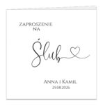 Zaproszenia na Ślub złocone - Ofelia - 10 wzorów - obrazek 7