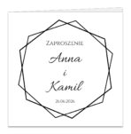 Zaproszenia Ślubne złocone - Ofelia3 - 15 wzorów - obrazek 16