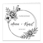 Zaproszenia Ślubne złocone - Ofelia4 - 13 wzorów - obrazek 12