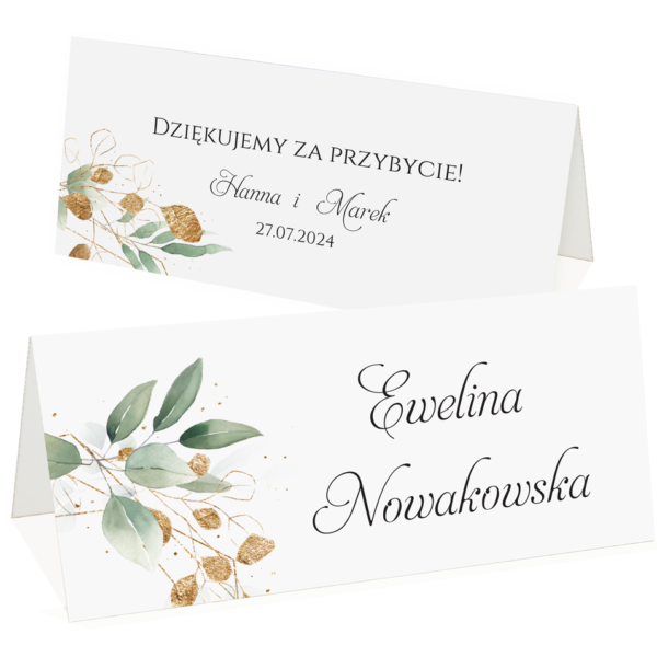 winietki na stół - J18