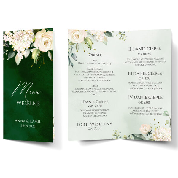 Menu weselne