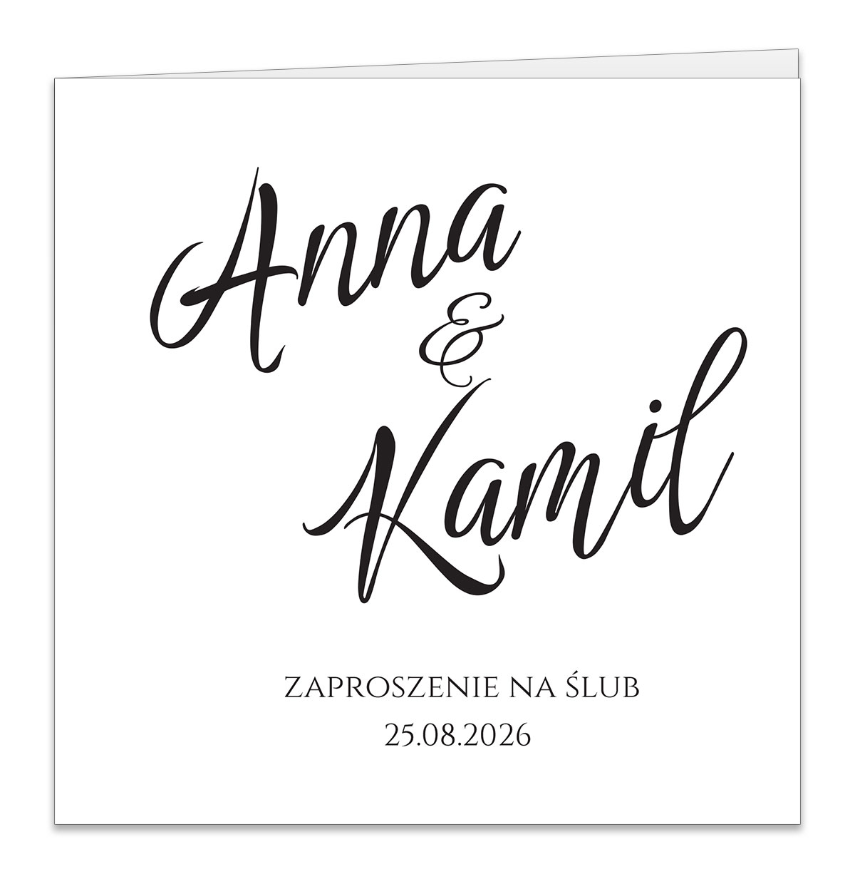 zaproszenia złocone