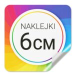 Naklejki Własny Projekt Kwadrat 24szt 60mm