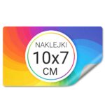 Naklejki Własny Projekt Prostokąt 16szt 100x70mm
