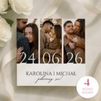 zaproszenia ślubne ze zdjęciem personalizowane