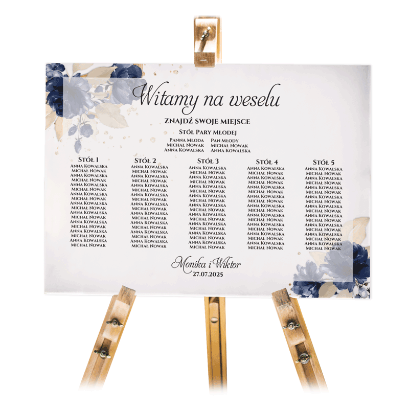 tablica-50x70cm-POZIOMO-usadzenie-gosci-ariana4 Tablica z usadzeniem gości 50x70 cm - POZIOMO - Ariana 11 wzorów - obrazek 1