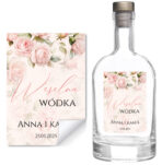 Naklejki na wódkę weselną Diana2 - 8 szt.