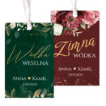 Zawieszki na butelki wódkę - Noemi -10 szt.