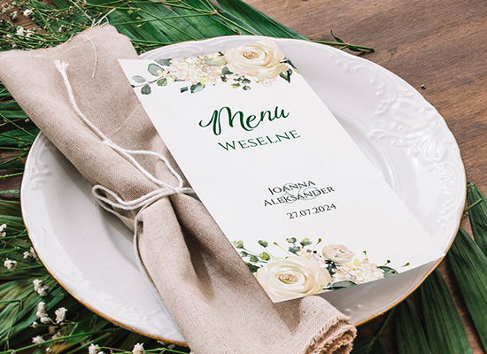 menu weselne