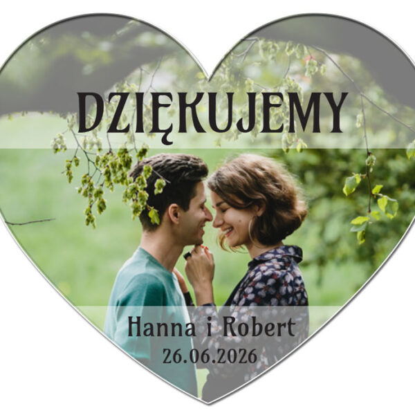 magnesy podziękowania dla gości