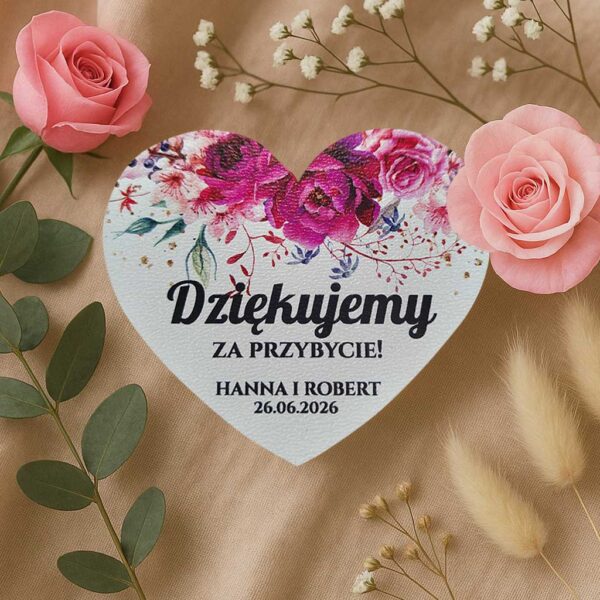 magnesy podziękowania dla gości