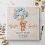 Księga Chrzest- niebieskie misie