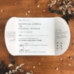 Zaproszenia ślubne brama ze zdjęciem