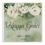 Księga gości białe kwiaty